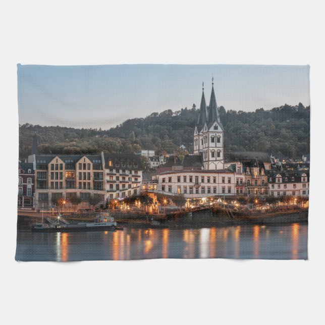 Boppard Germany Tea Towel (Horizontal)