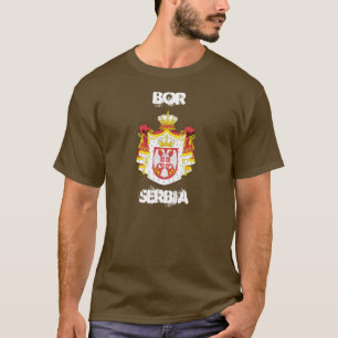Bor, Serbia with coat of arms T-Shirt