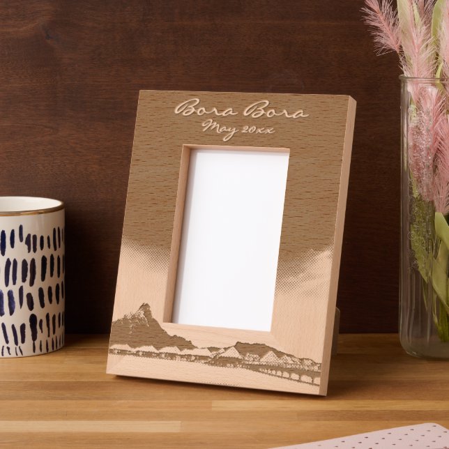 Bora Bora 4" x 6" Etched Frames (Left)