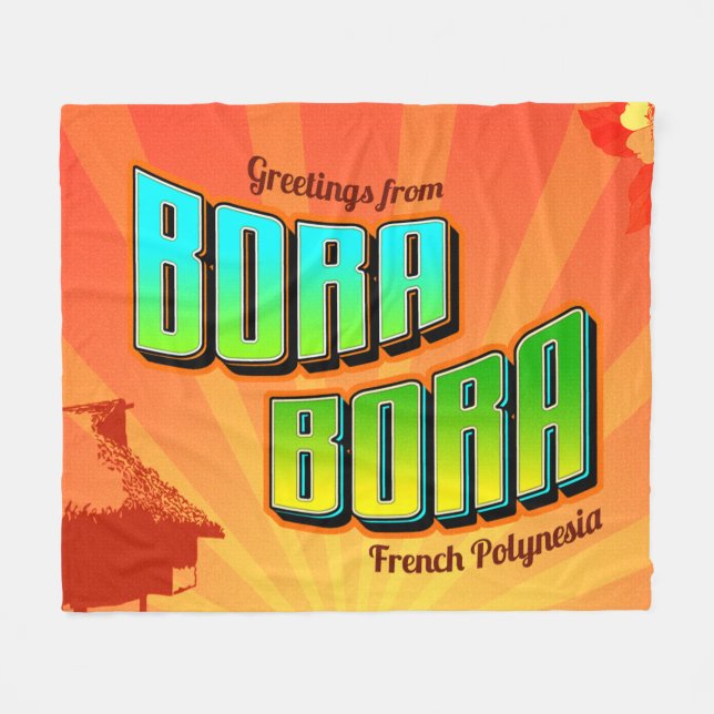 Bora Bora Blanket (Front (Horizontal))