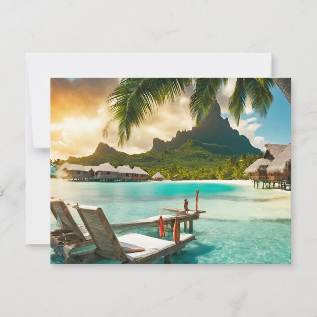 Bora Bora (Bora Bora d) Invitation (Front)