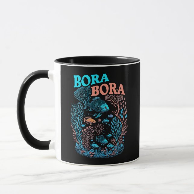 Bora Bora Coral Reef Mug (Left)