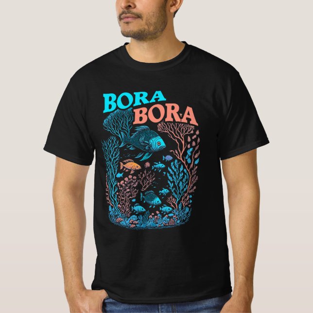 Bora Bora Coral Reef T-Shirt (Front)