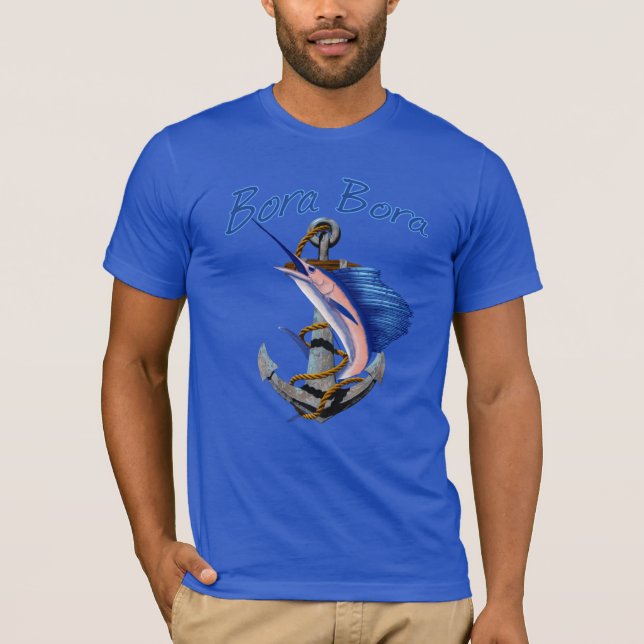Bora Bora Deep Sea Fishing T-Shirt (Front)
