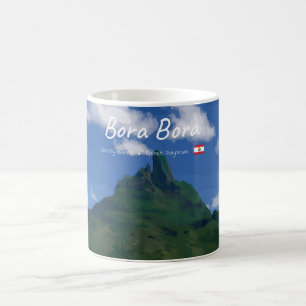 Bora Bora, French Polynesia - Beach Resort Coffee Mug