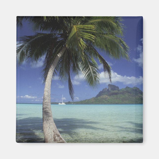 Bora Bora, French Polynesia Mt. Otemanu seen Magnet (Front)
