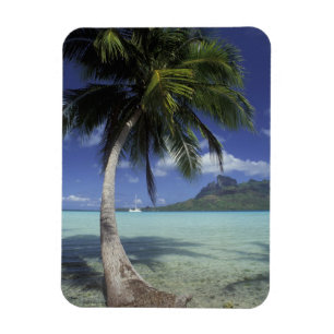 Bora Bora, French Polynesia Mt. Otemanu seen Magnet