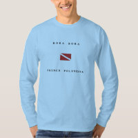 Bora Bora French Polynesia Scuba Dive Flag