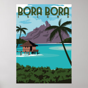 Bora Bora Island Poster