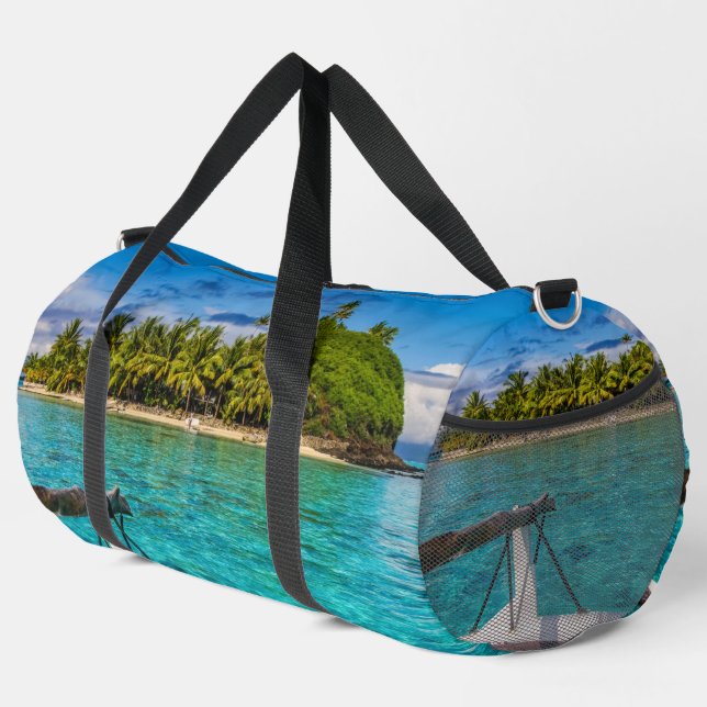 Bora Bora lagoon Duffle Bag (Right Corner)