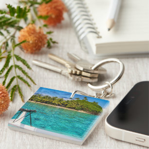 Bora Bora lagoon Key Ring
