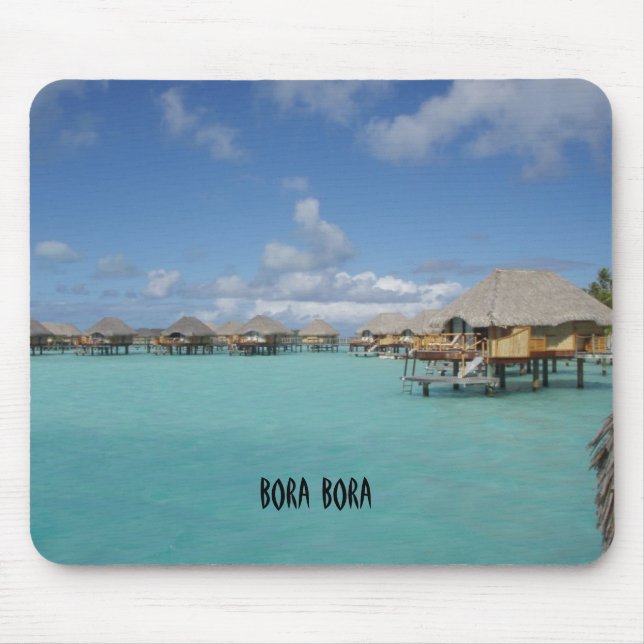 Bora Bora Ocean Mouse Pad (Front)