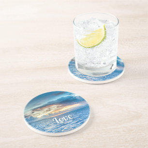 Bora Bora Ocean View Photograph Coaster