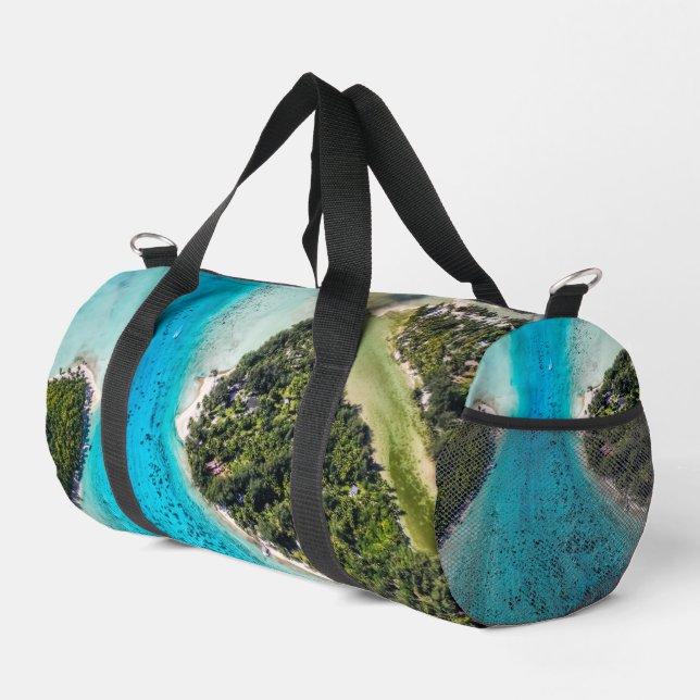 Bora Bora - Pathway To The Ocean Duffle Bag (Right Corner)
