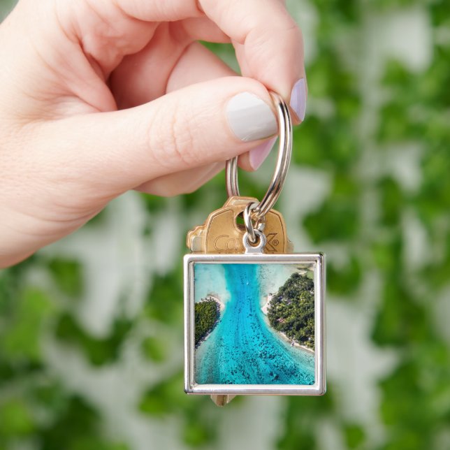 Bora Bora - Pathway To The Ocean Key Ring (Hand)