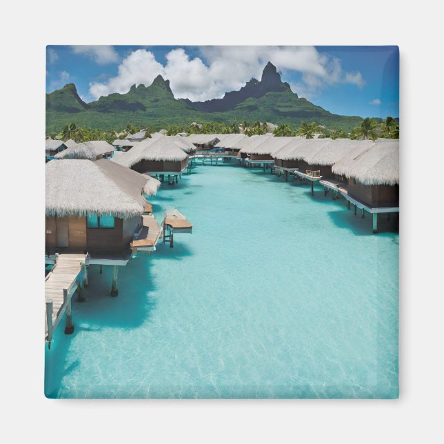Bora Bora Postcard (Bora Bora 4) Magnet (Front)