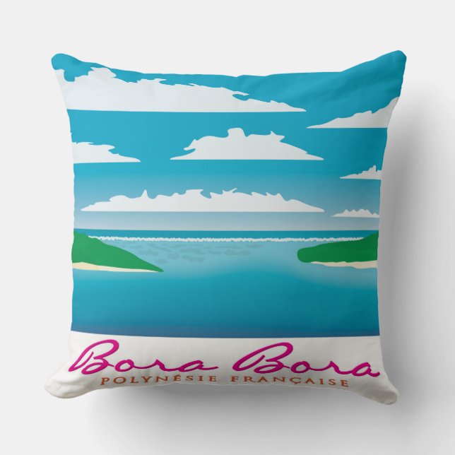 Bora Bora reef Cushion (Front)