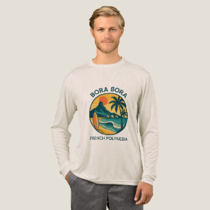 Bora Bora Serenity – Tropical  French Polynesia Tri-Blend Shirt