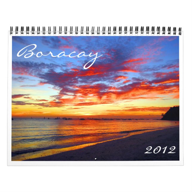 boracay 2012 calendar (Cover)