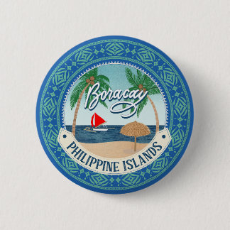 Boracay 6 Cm Round Badge