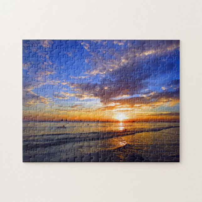 boracay beach sunset jigsaw puzzle (Horizontal)