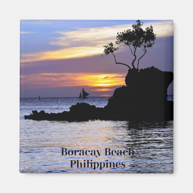 Boracay Beach, The Philippines, Magnet (Front)