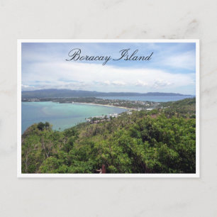 boracay island view postcard