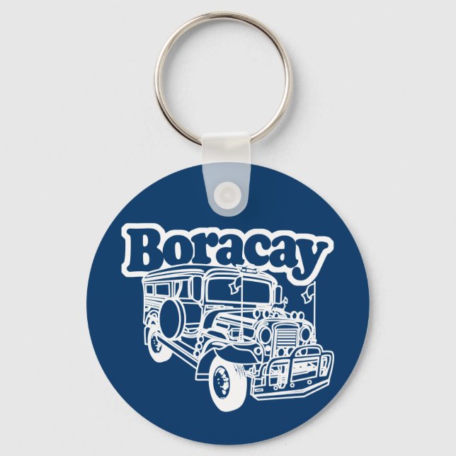 Boracay Jeepney Key Ring (Front)