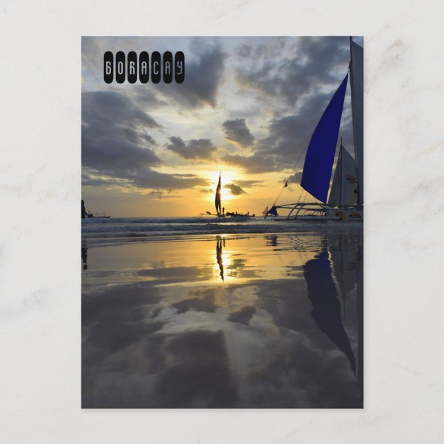 Boracay of Philippines Postcard (Front)