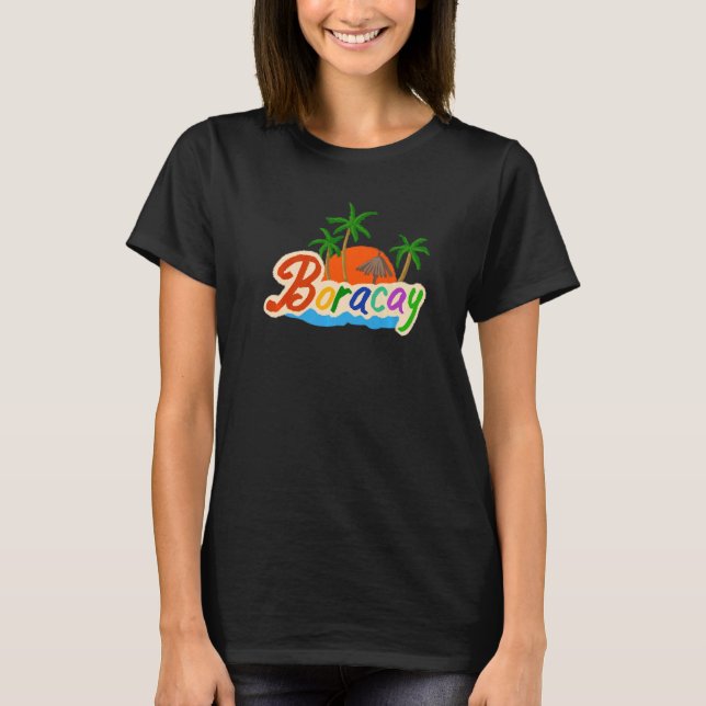 Boracay Philippines souvenir  for men women  3 T-Shirt (Front)