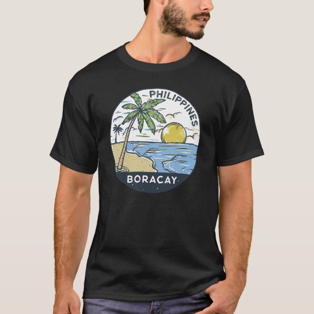 Boracay Philippines Vintage T-Shirt (Front)