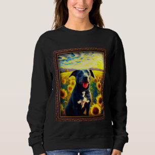 Borador Painting Sunflower Flower Mom Women Floral Sweatshirt