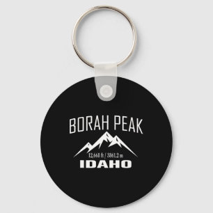 Borah Peak Idaho Climbing Summit Club Outdoor Adve Key Ring