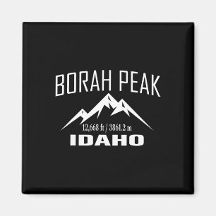 Borah Peak Idaho Climbing Summit Club Outdoor Adve Magnet