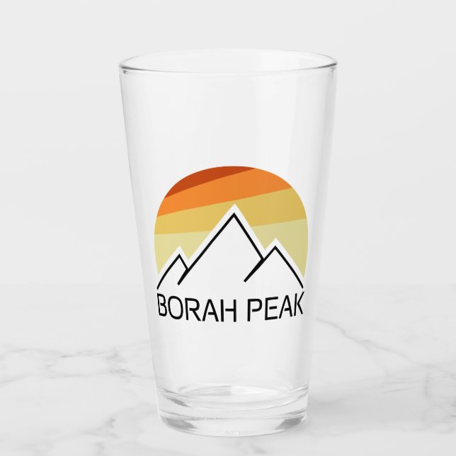 Borah Peak Retro Glass (Front)