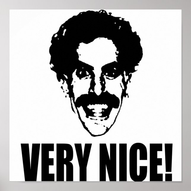Borat  Very Nice Poster (Front)