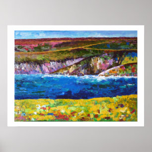 Bord de mer en Bretagne sud Poster