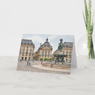 Bordeaux France Watercolor Stationery Card