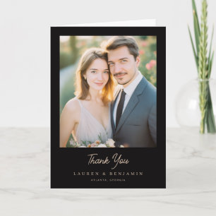 Bordeaux Gothic Paisley Wedding Thank You Card