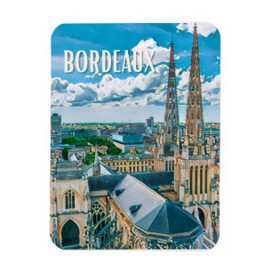 Bordeaux Photo Vintage Magnet