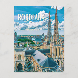 Bordeaux Photo Vintage Postcard