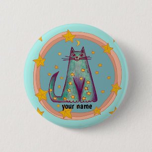 Border Cat   pin button