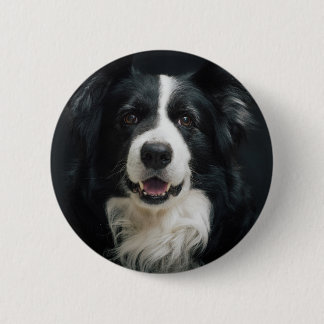 border-collie 6 cm round badge