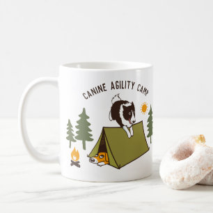 Border Collie Agility Dog Custom Canine Cartoon Coffee Mug