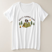 Border Collie Agility Dog Summer Camp Custom T-Shi