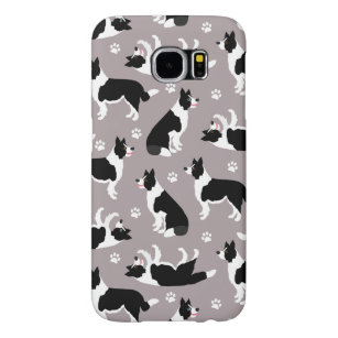 Border Collie and Paw Print Case-Mate iPhone Case