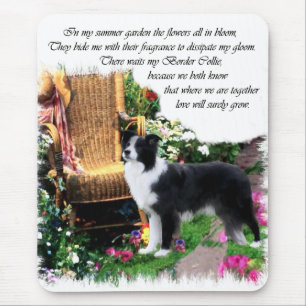 Border Collie Art Gifts Mouse Pad
