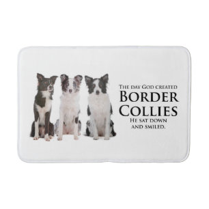 Border Collie Bath Mat