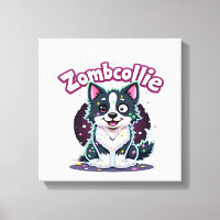 Border Collie BC Zombie Dog Halloween Essential T-