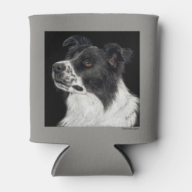 Border Collie - "Ben" Can Cooler (Front)